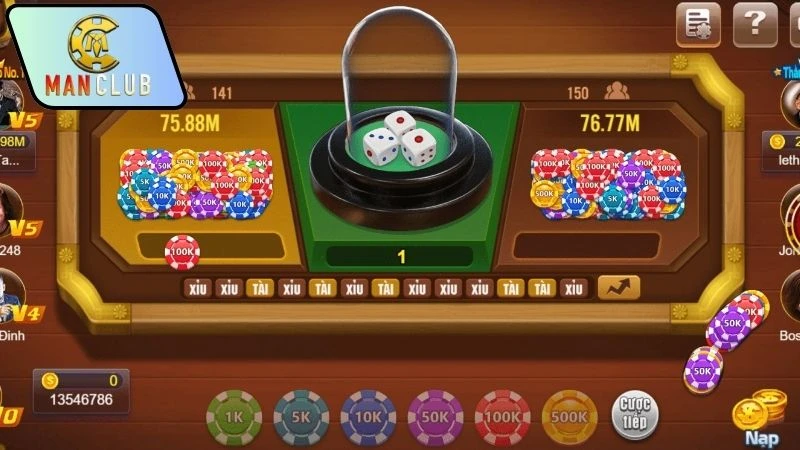 Chiến thuật tài xỉu hiệu quả khi chơi tại Manclub